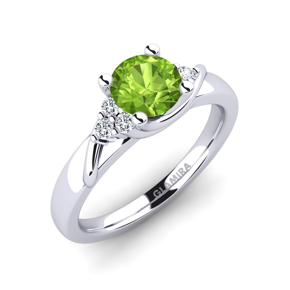 Redondo Anillo de compromiso Amaya 0.8 crt