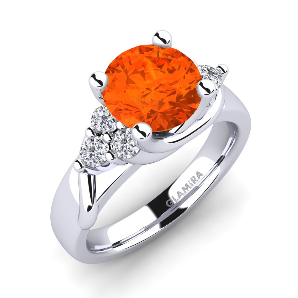 Fire Opal Engagement Ring Amaya 2.0 crt