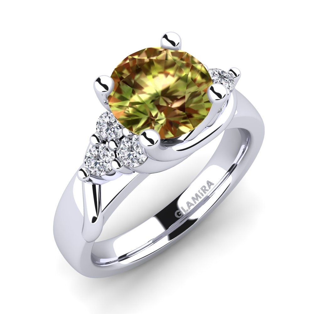 Round Sultan Stone Engagement Ring Amaya 2.0 crt