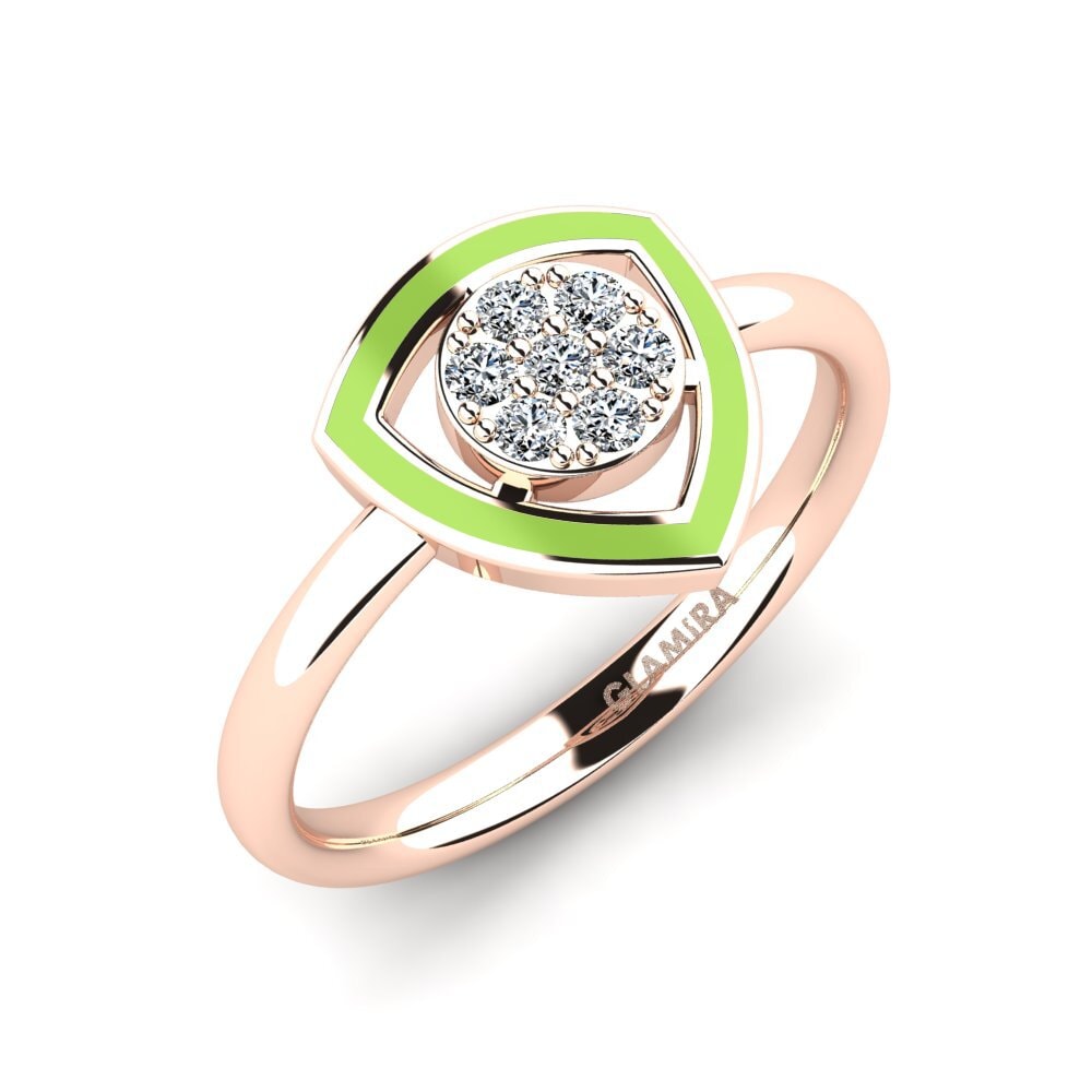 14ct Rose Gold Ring Amecourt