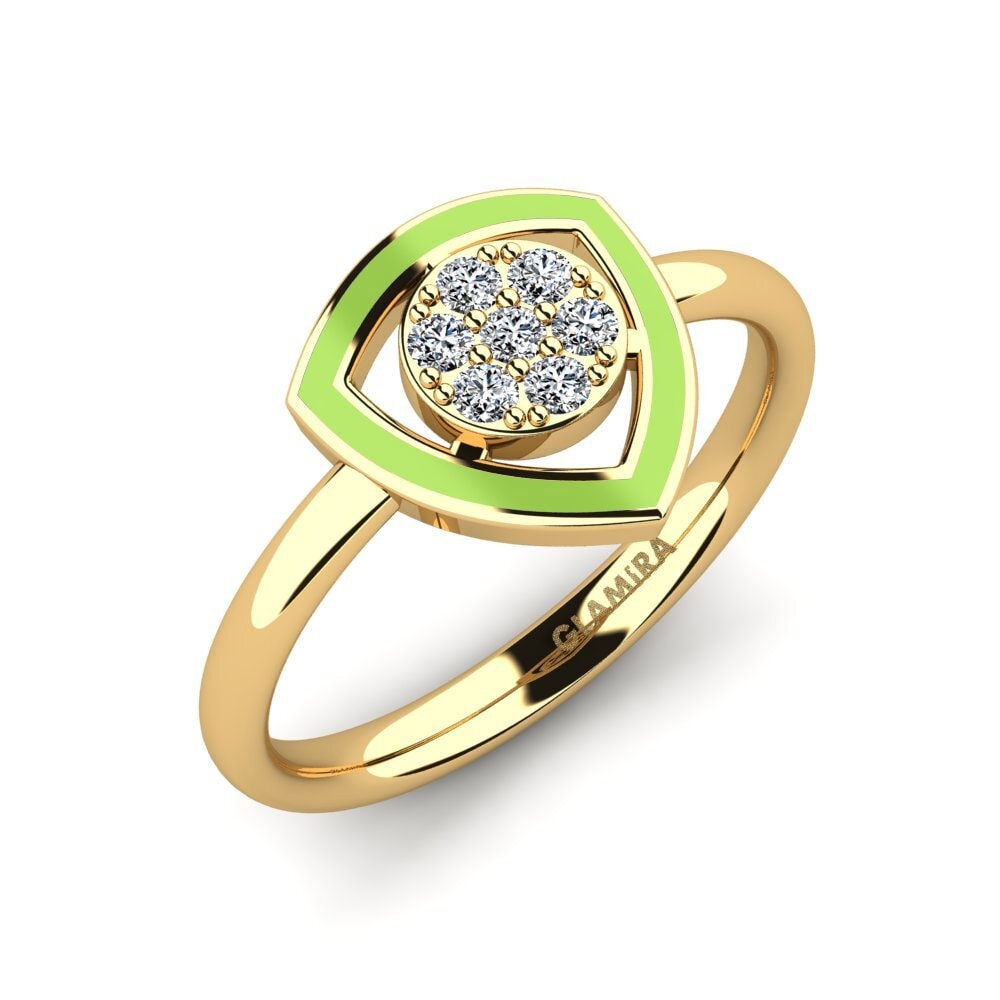 Gelbgold 375 Ring Amecourt