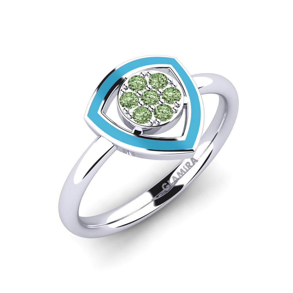 Green Diamond Ring Amecourt