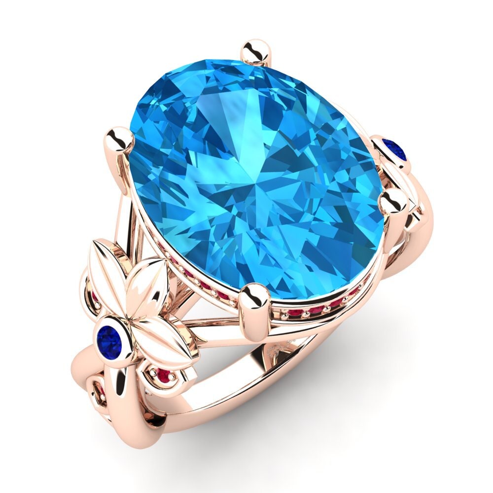 Blue Topaz Ring Ami