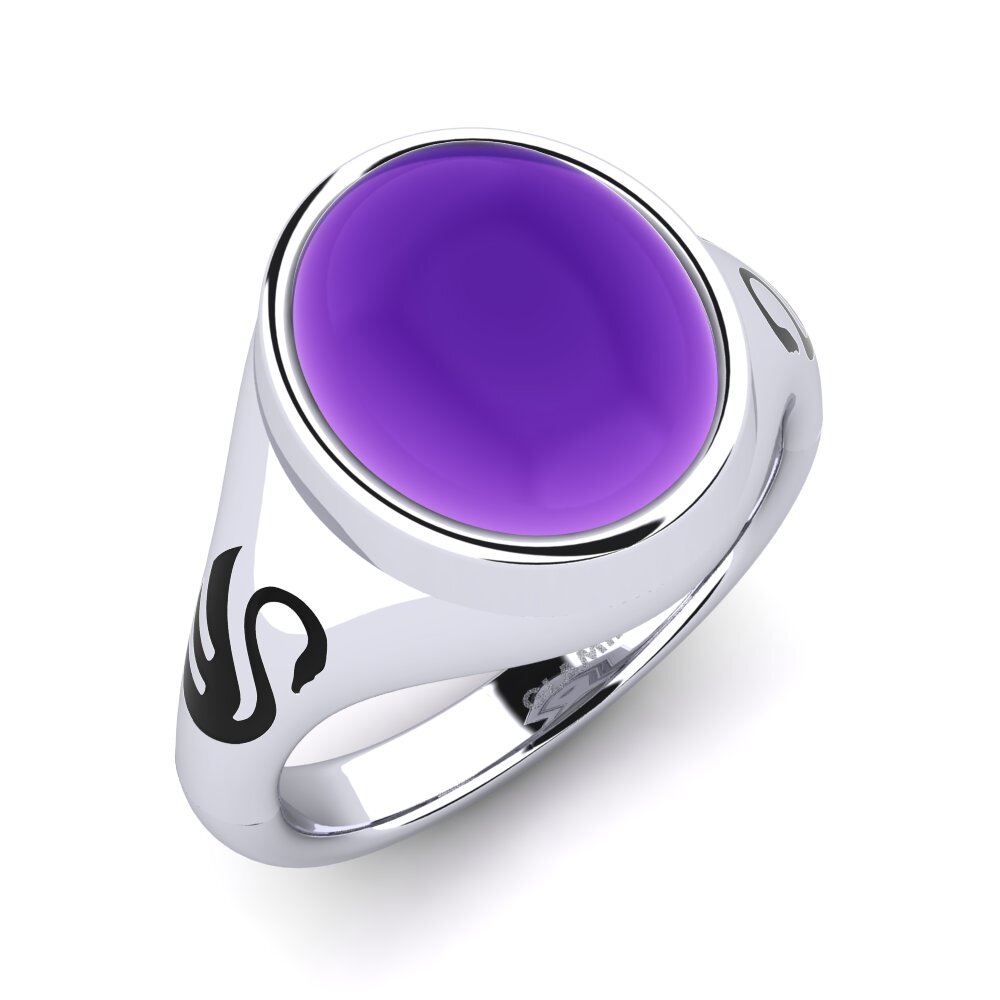 Cabochon Amethyst Ring Amonaria