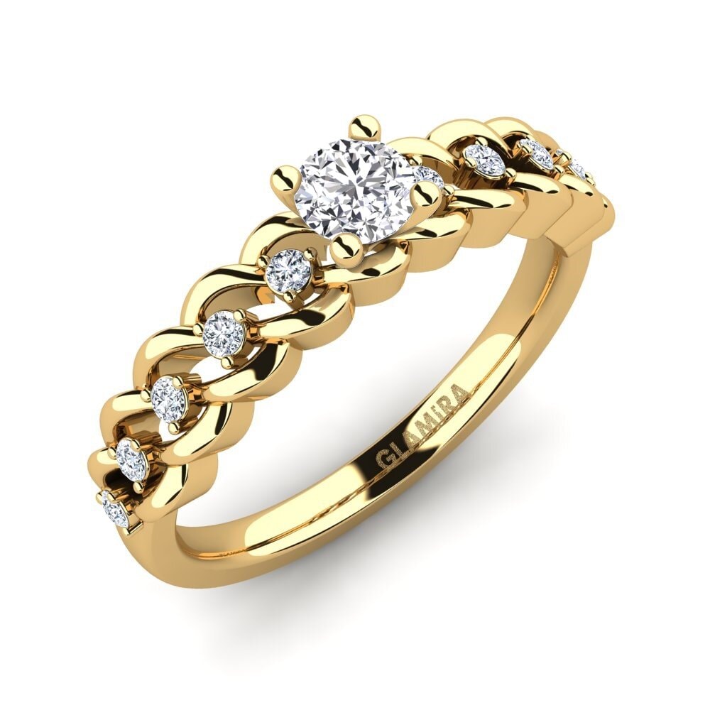 Diamante Anello di fidanzamento Amora 0.25 crt
