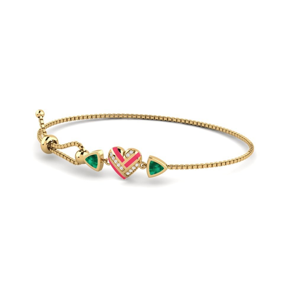 Smaragd Damen armband Amorenostro