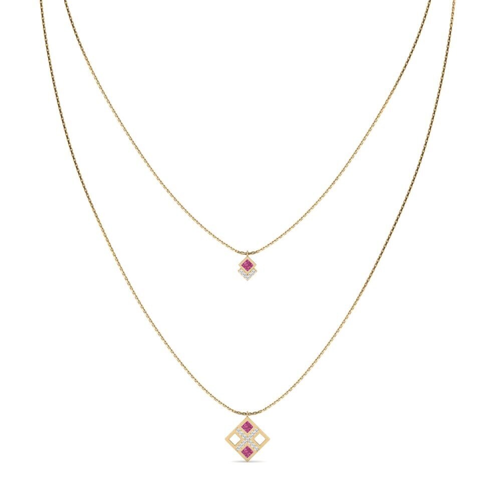 Pink Tourmaline Women's Necklace Amoret