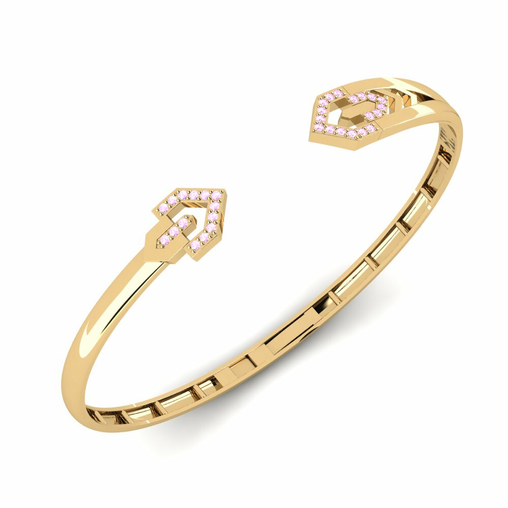 Saphir Rose Bracelet pour femme Amoureux