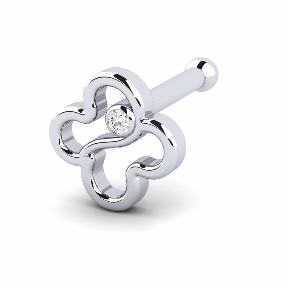 Diamant-saffier Neus Pin Ampione