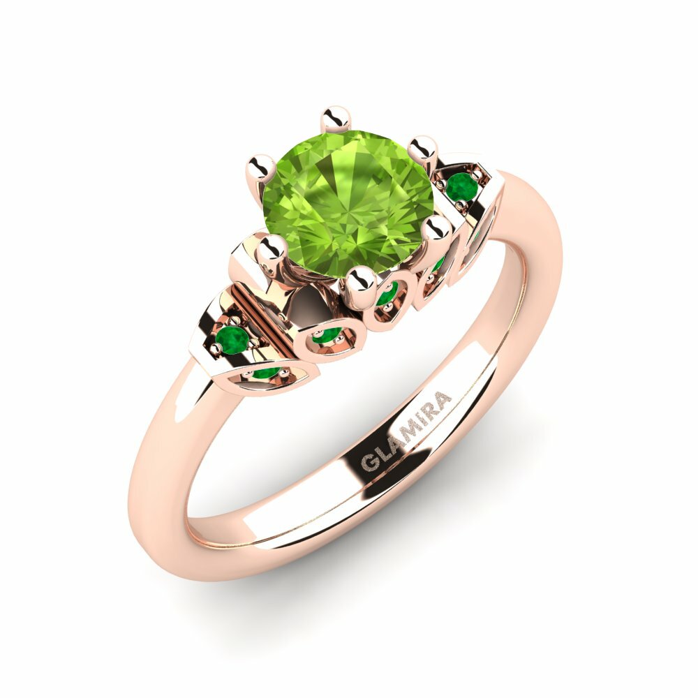 9K Rood Goud Verlovingsring Amrita
