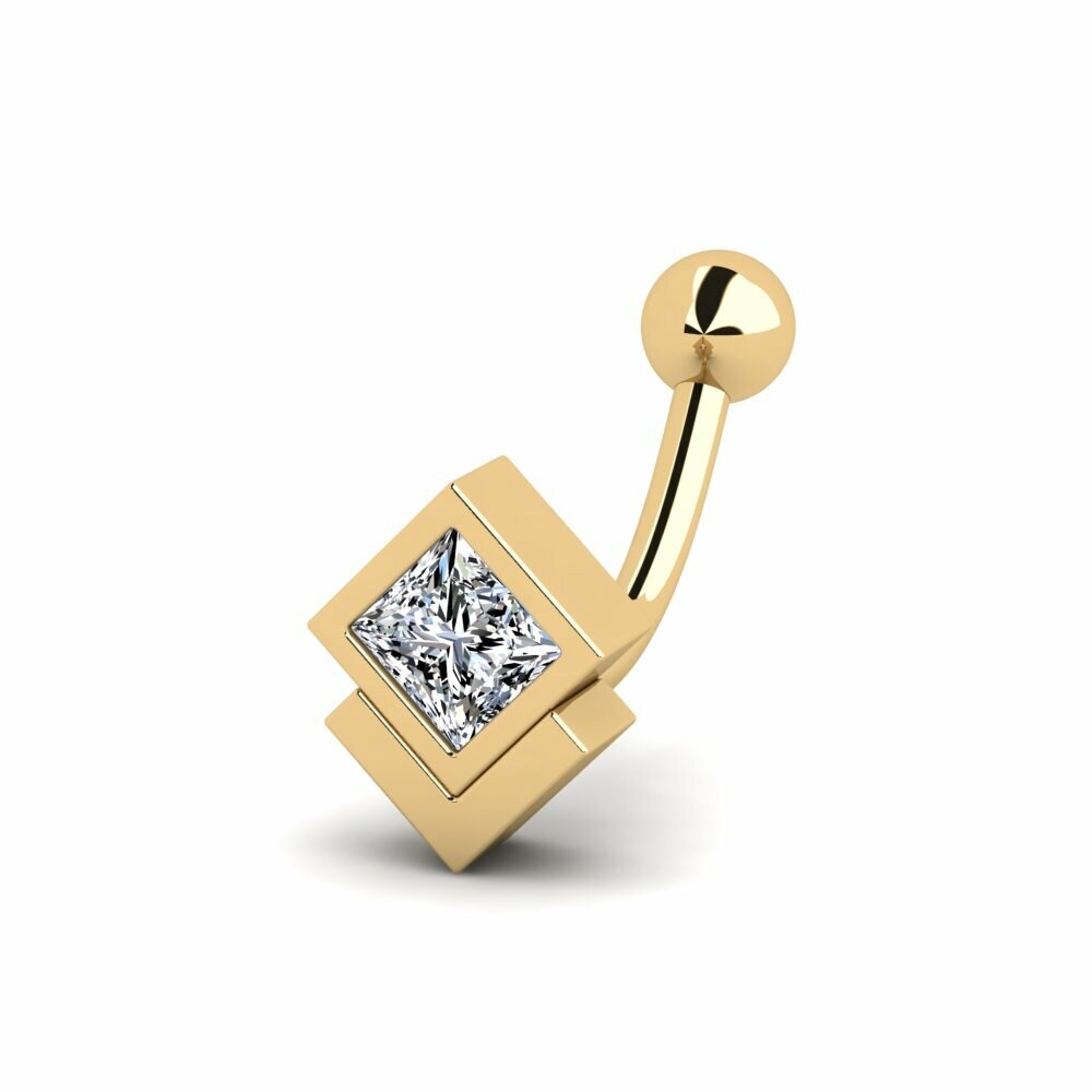 Zirconia Ear Piercing Amulet
