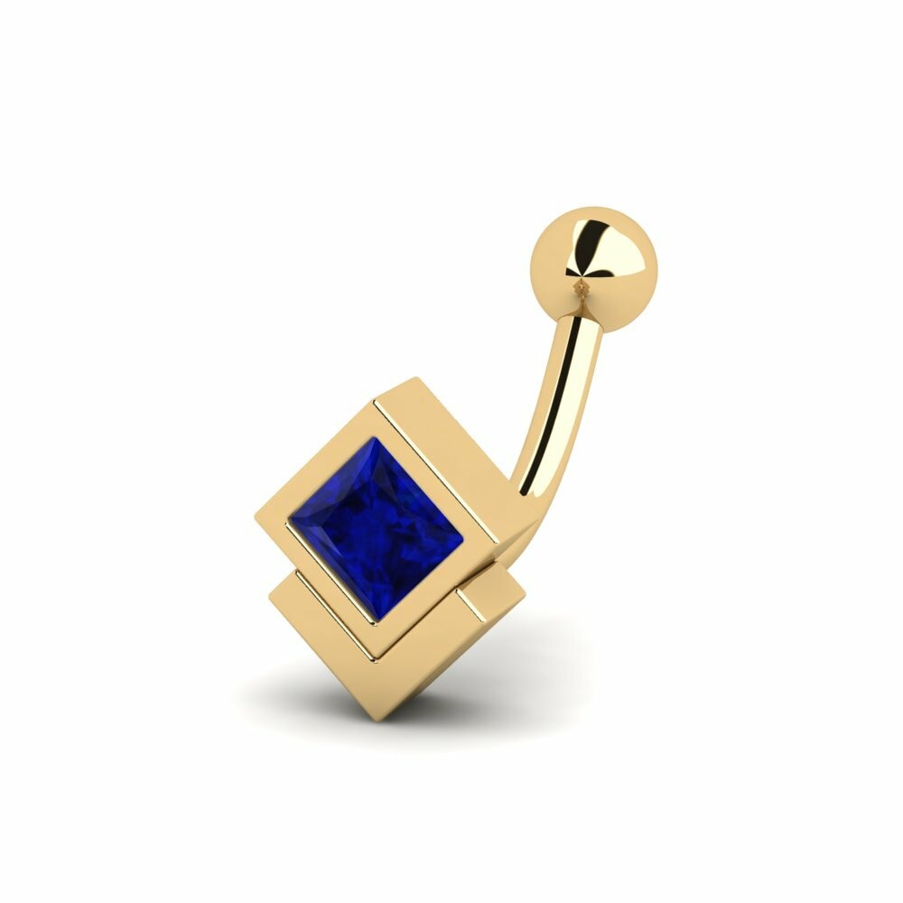 Zafiro Piercing de oreja Amulet
