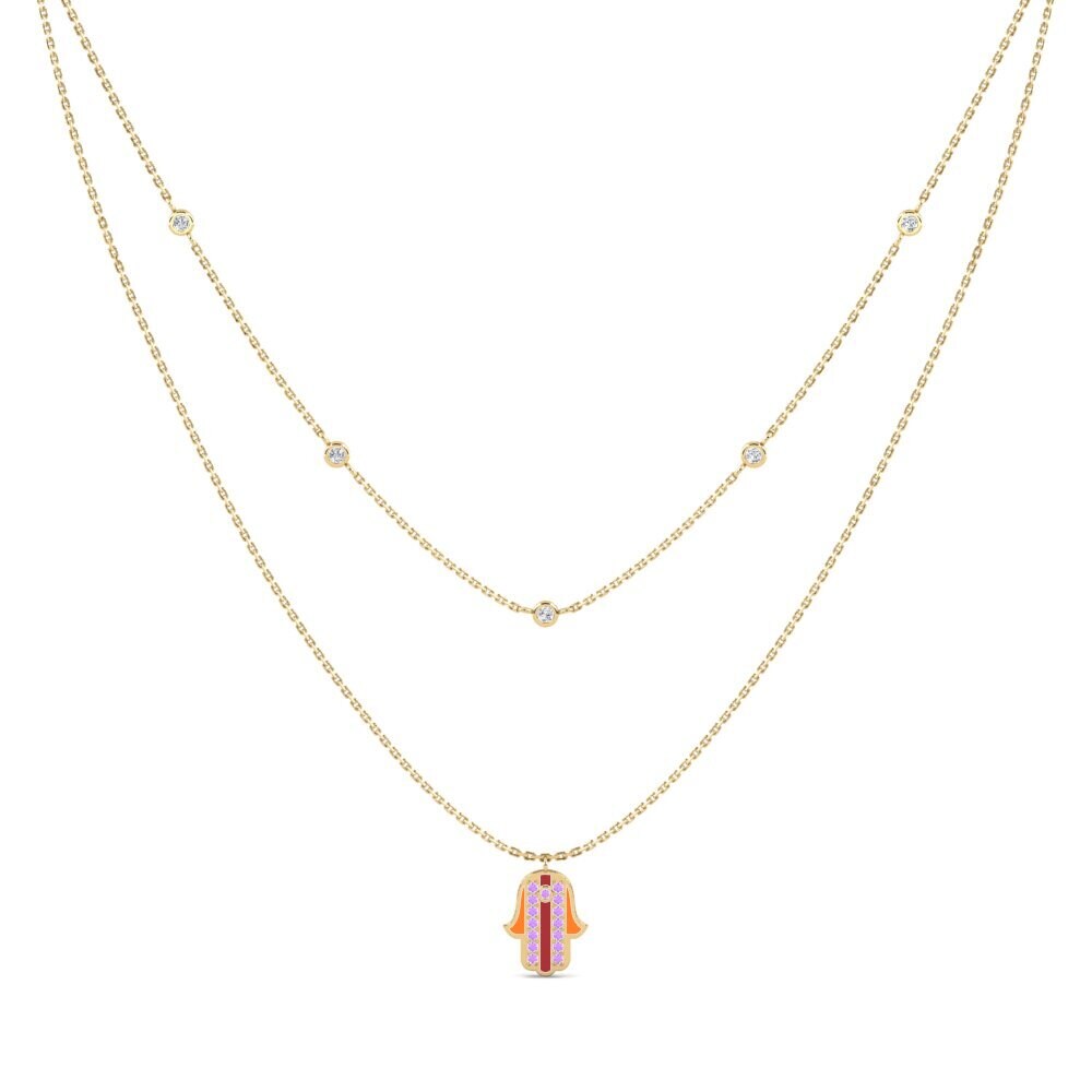 Amethyst Women's Necklace Amuseren