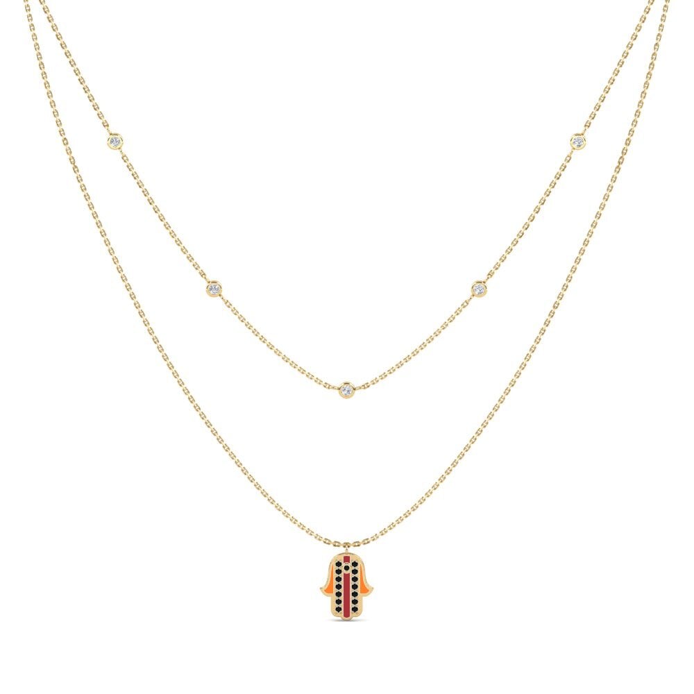 Black Onyx Women's Necklace Amuseren