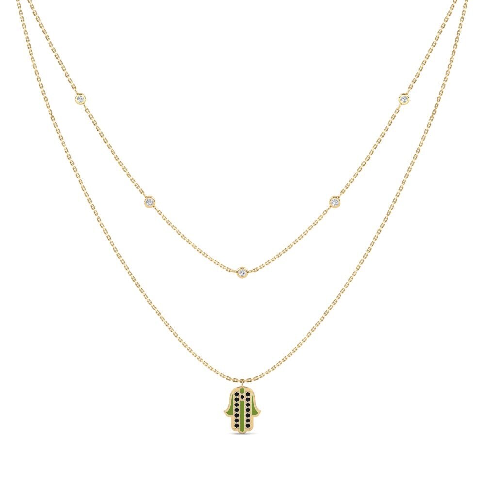 Black Onyx Women's Necklace Amuseren