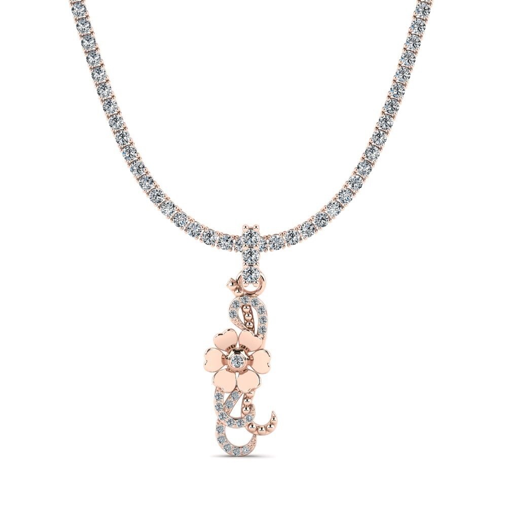 14k Oro Rosa Tennis Ancefu