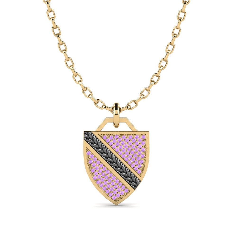 Améthyste Pendentif pour homme Ancrende