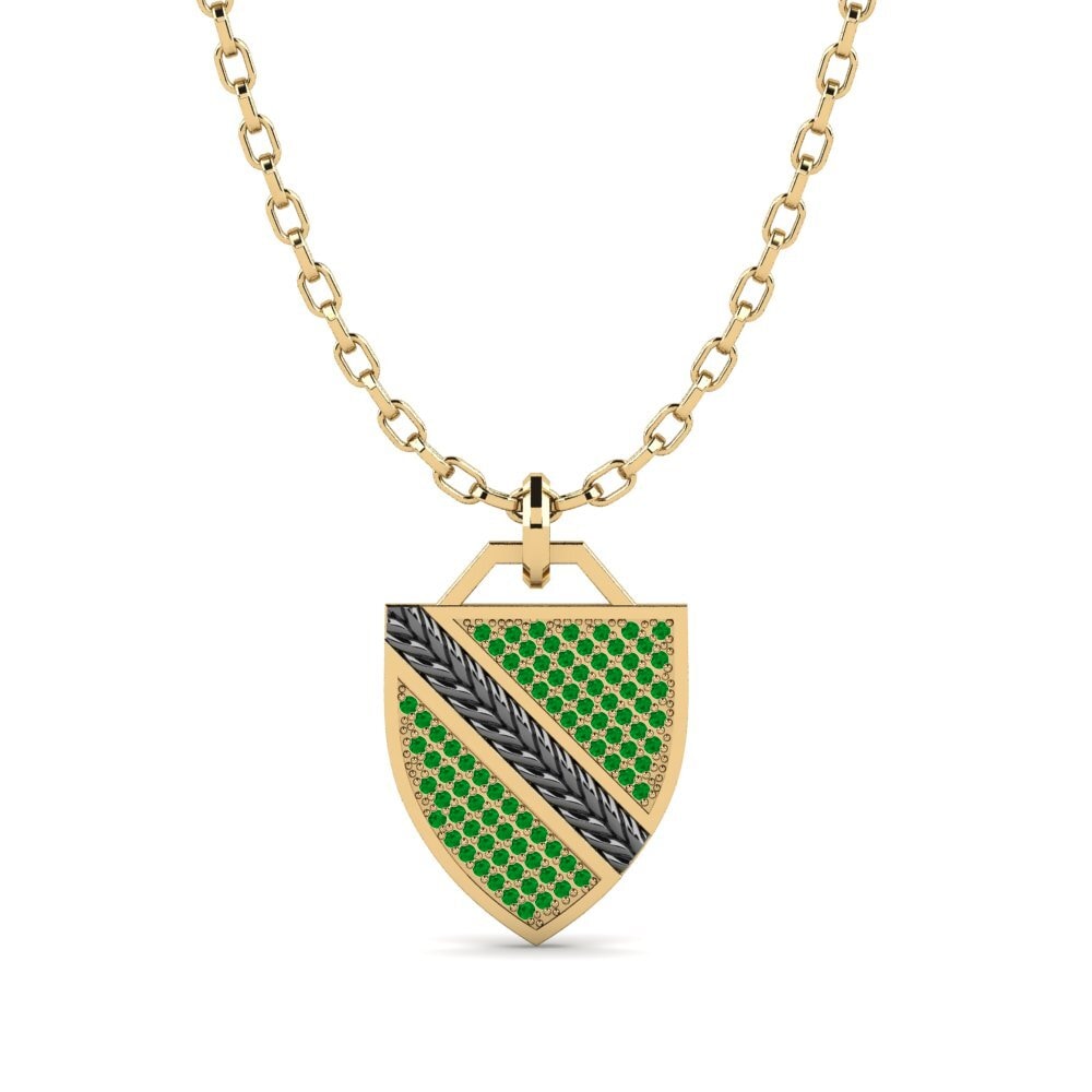 Emerald Men's Pendant Ancrende