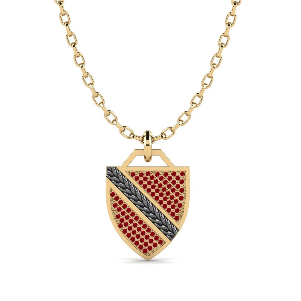 Red Zirconia Men's Pendant Ancrende