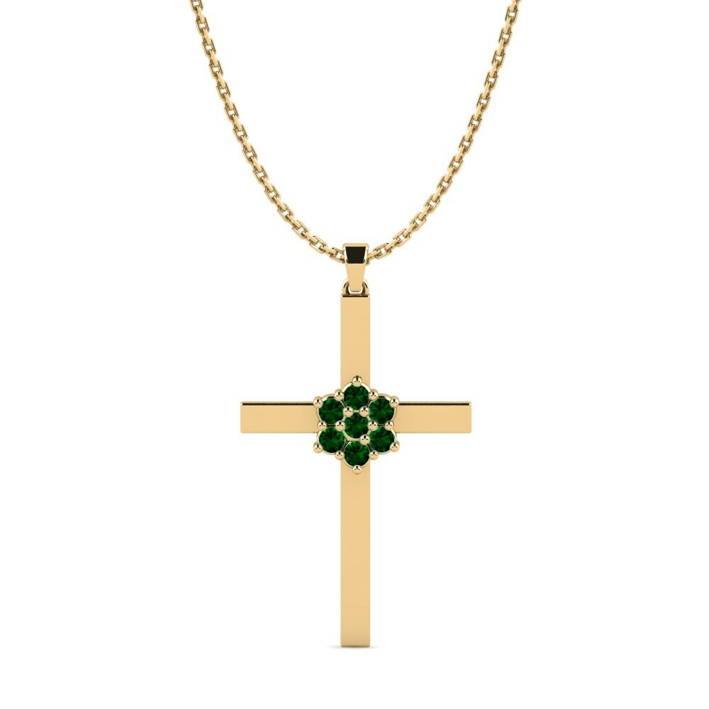 Circonita Verde Colgante de Mujer Anendi