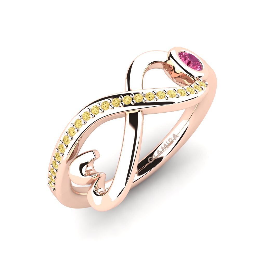 14ct Rose Gold Ring Anessia
