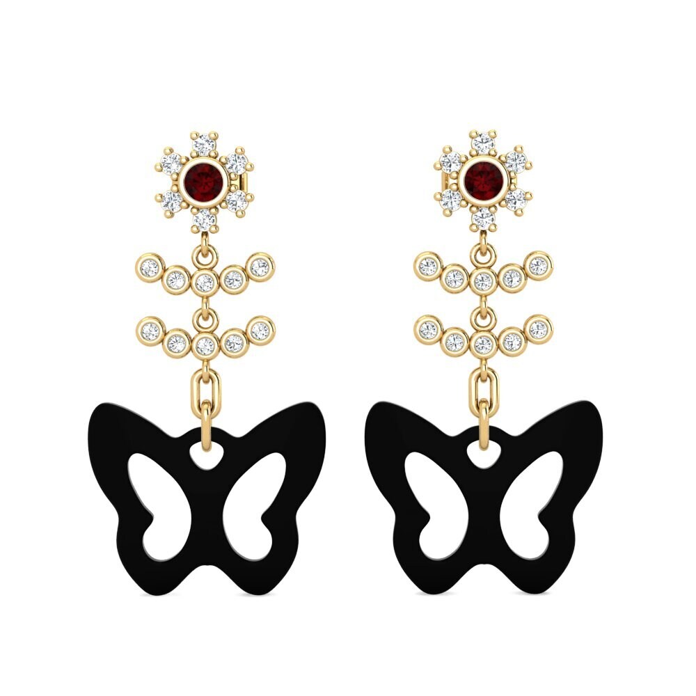 Garnet Women's Earring Angeley