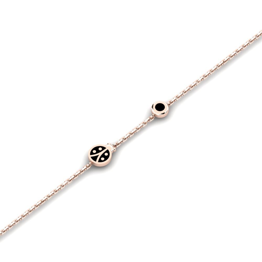 9k Oro Rosa Pulsera para Niño Angg