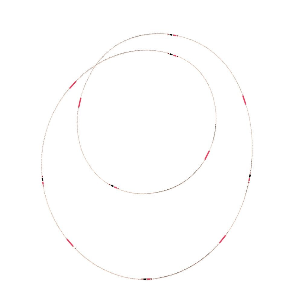 14ct Rose Gold Ruby Women's Necklace Aniros