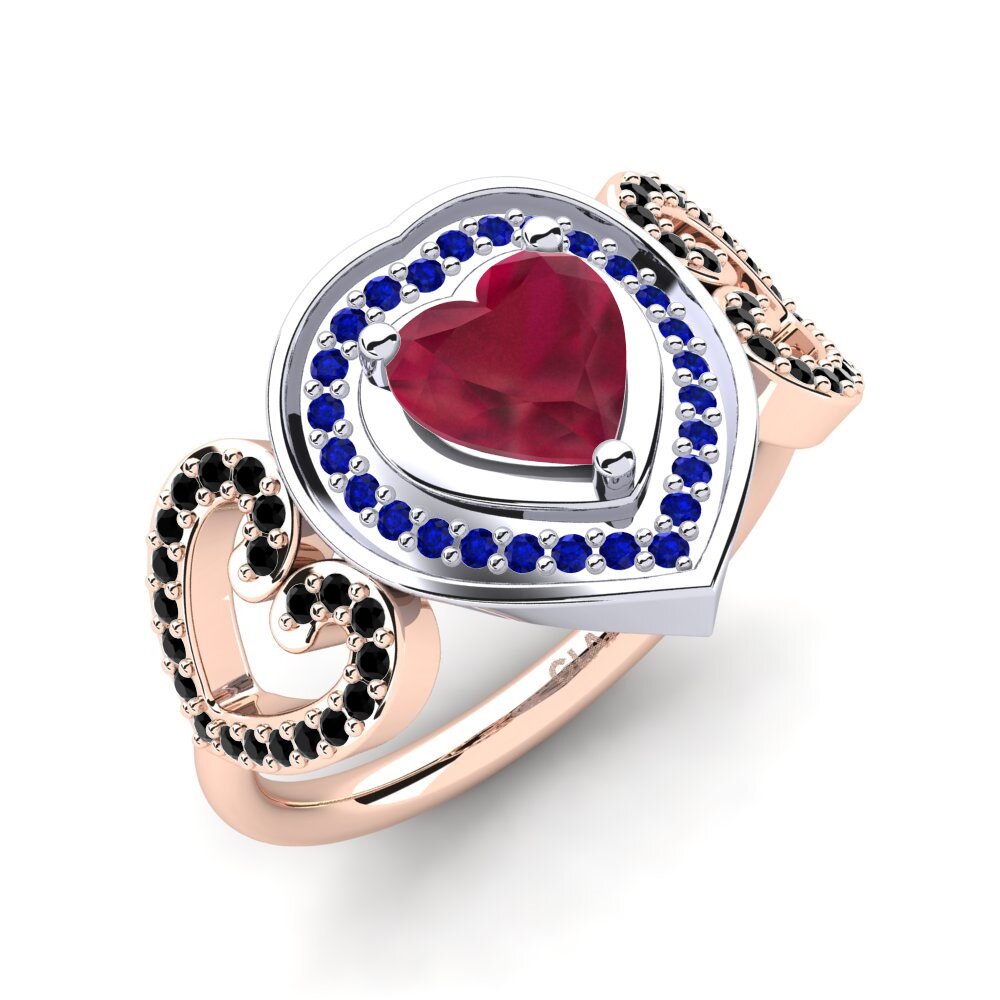 14k Rose & White Gold Ring Anisah