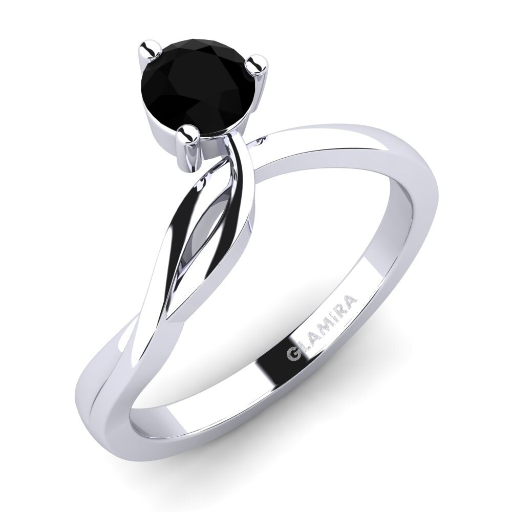 Diamante Negro Anillo de compromiso Anissa 0.5 crt