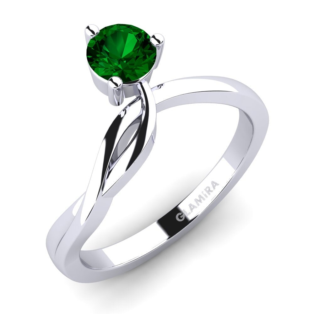 Circonita Verde Anillo de compromiso Anissa 0.5 crt