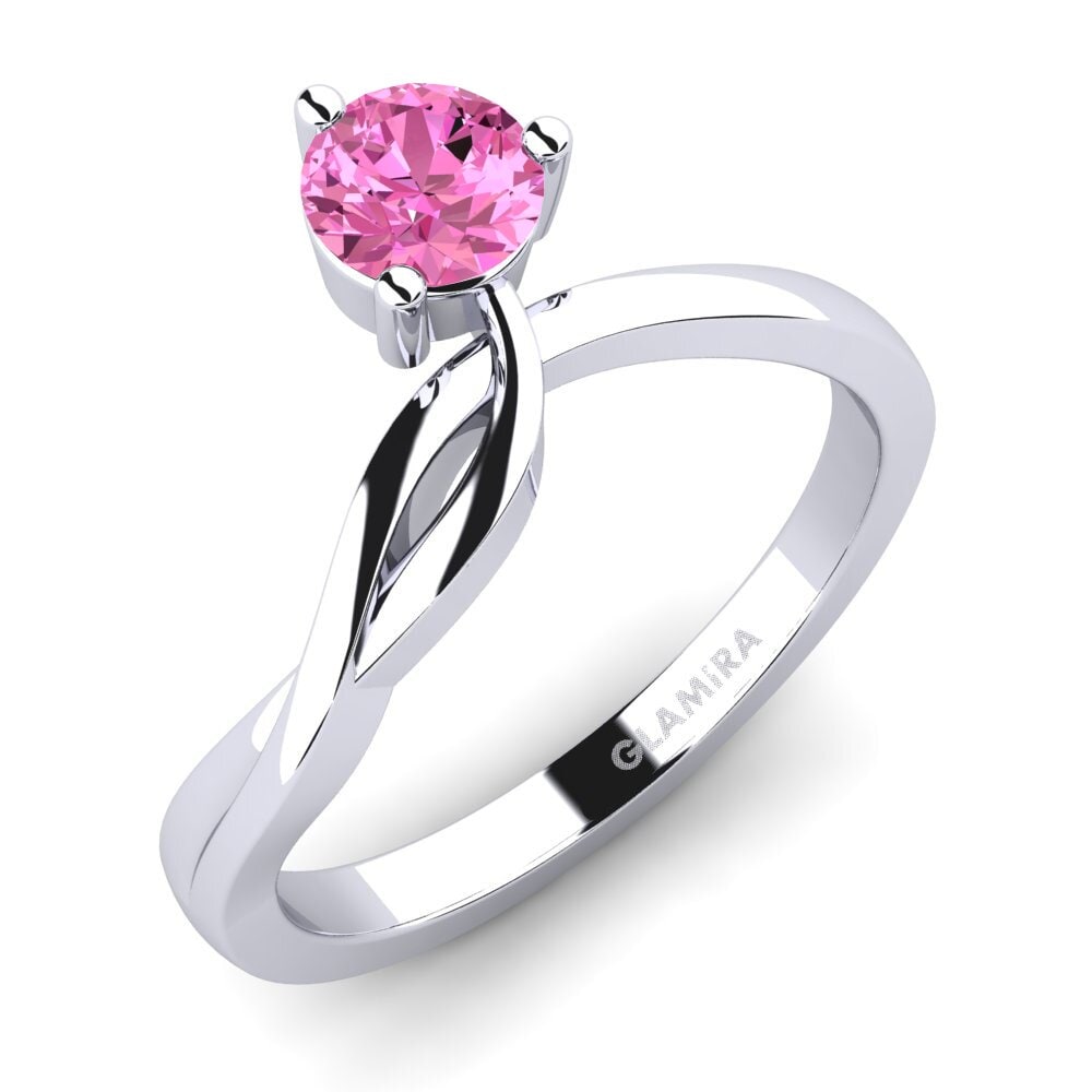 Topacio Rosa Anillo de compromiso Anissa 0.5 crt