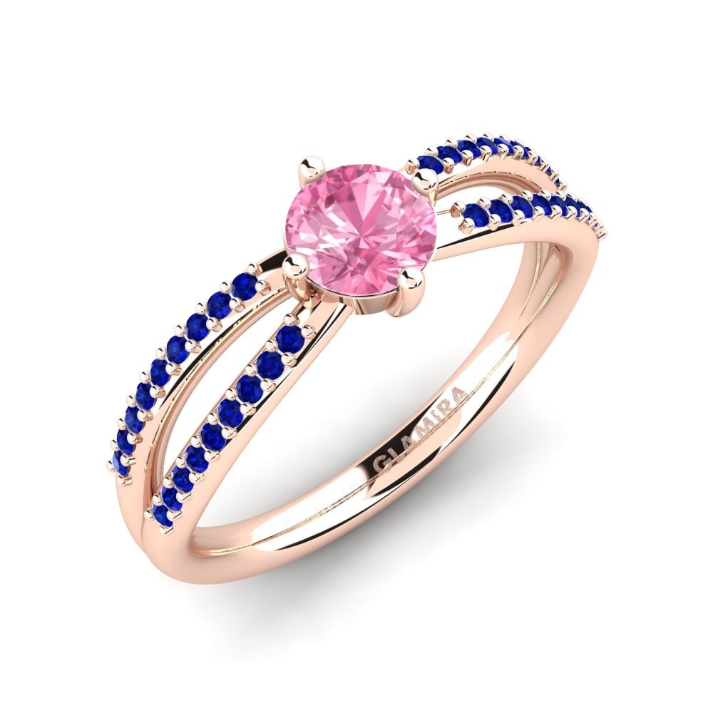 Pink Sapphire Engagement Ring Aniyalise