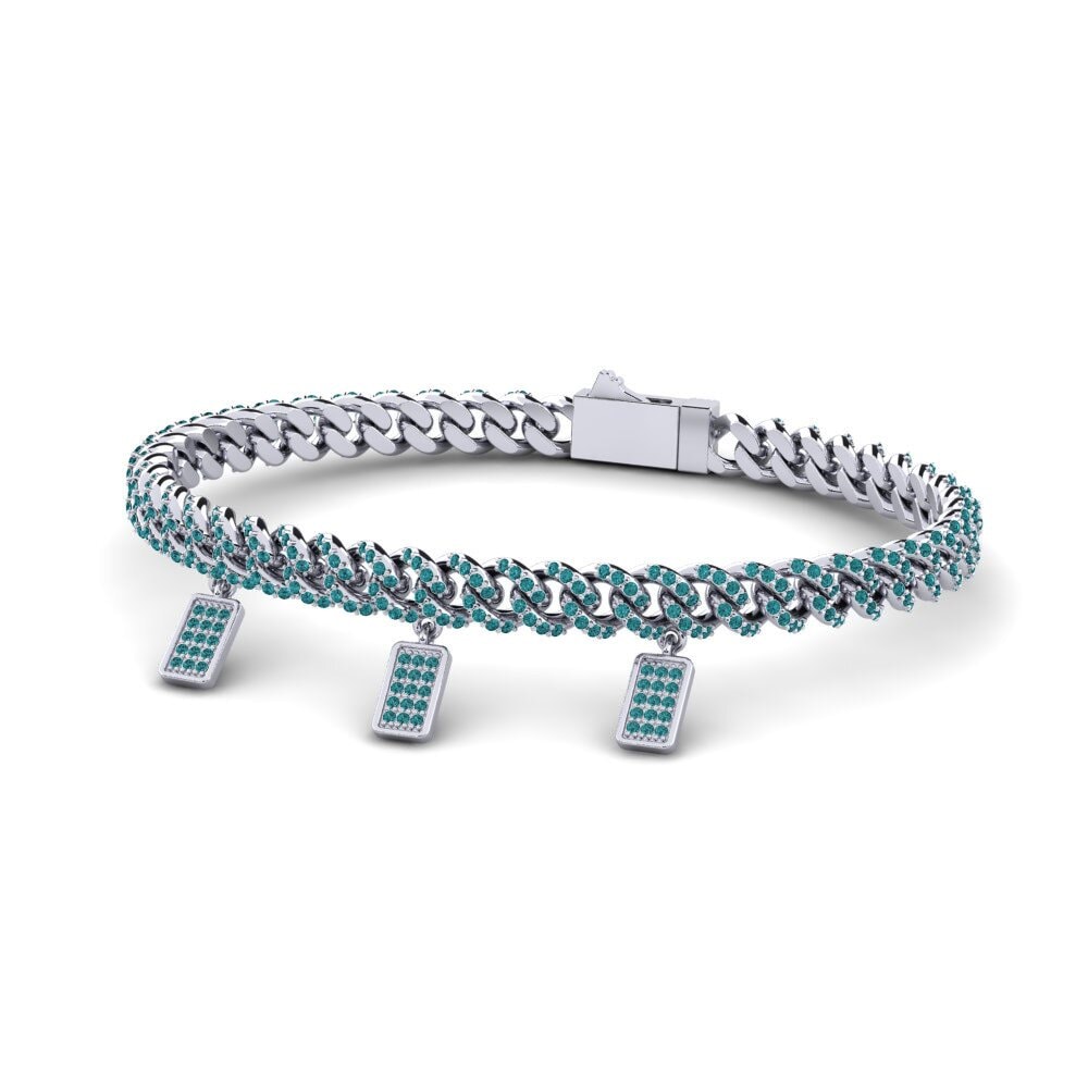 Blue Diamond Women's Bracelet Ankelers