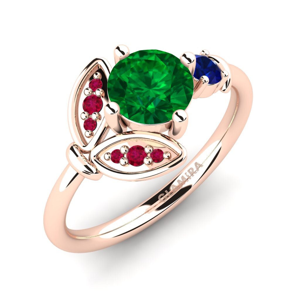 Emerald (Lab Created) Ring Anmolika