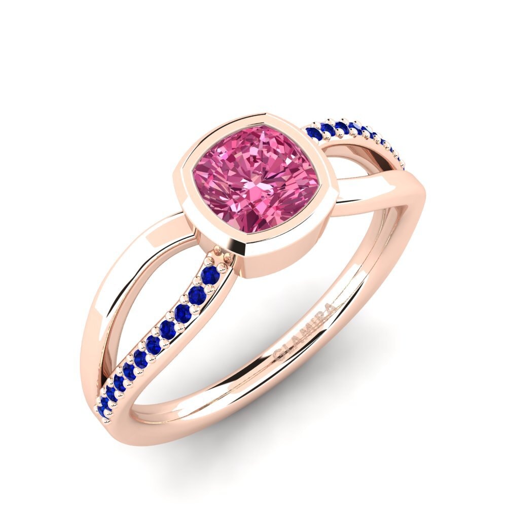 14ct Rose Gold Engagement Ring Annecia