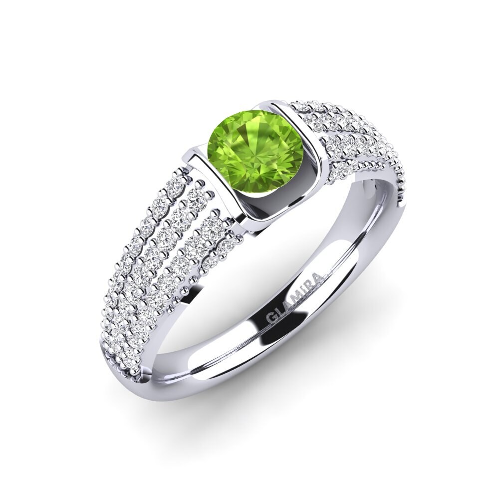 Peridot Engagement Ring Annecy