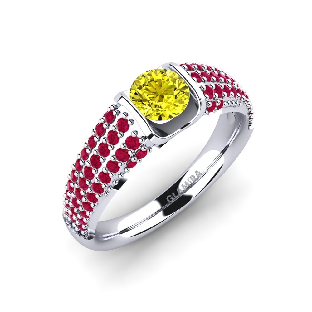 Yellow Diamond Engagement Ring Annecy