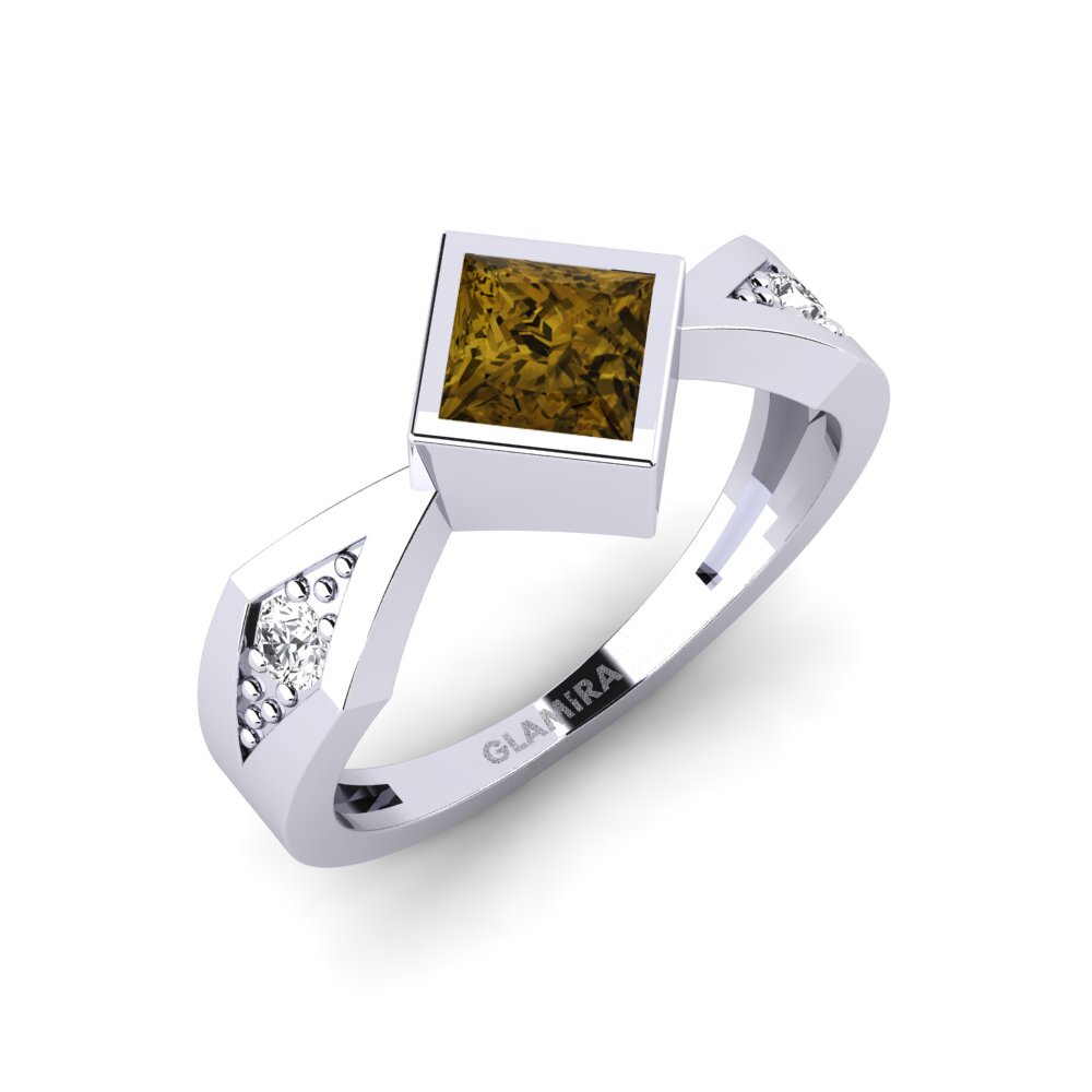 Brown Zircon Ring Annesces
