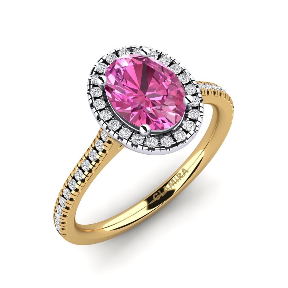 Compre Anillo de compromiso Anni 1.09 crt - Topacio Rosa 9k Oro