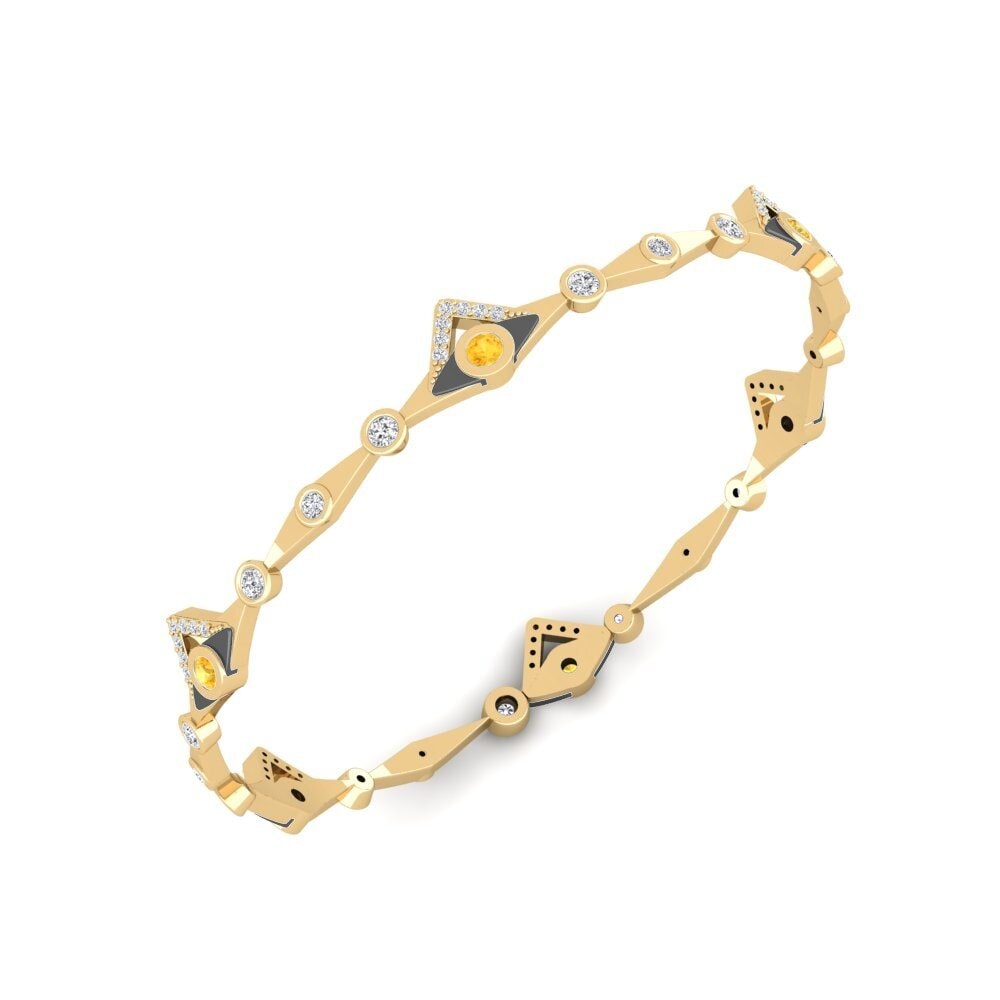 Citrine Women's Bangle Antarika