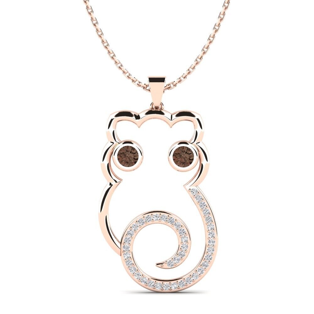Smoky Quartz Women's Pendant Antea