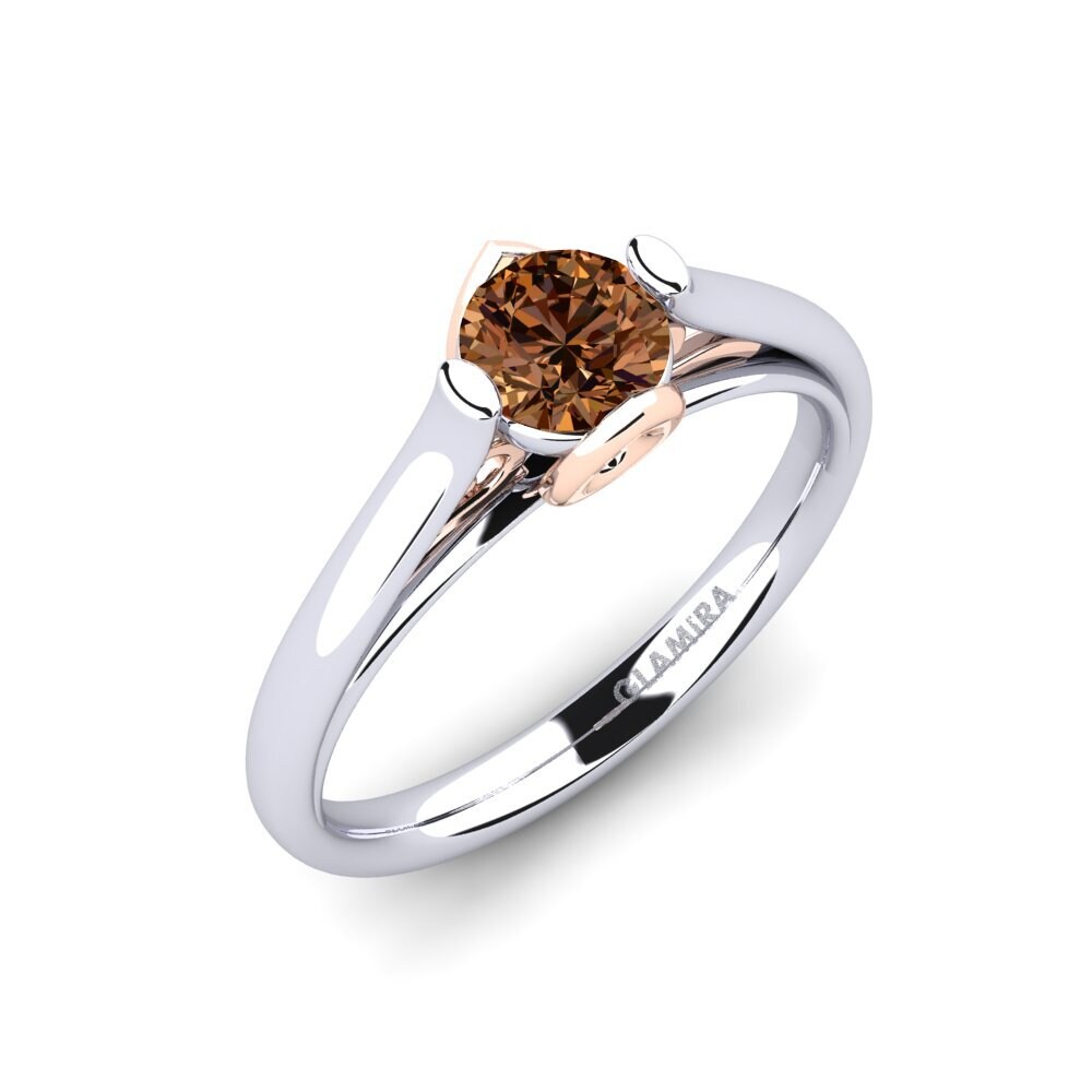 Brown Diamond Engagement Ring Antesha