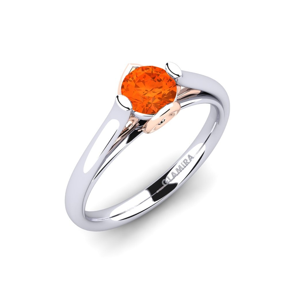 Fire Opal Engagement Ring Antesha