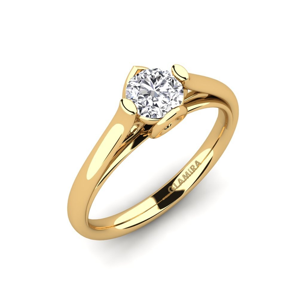 14ct Yellow Gold Engagement Ring Antesha