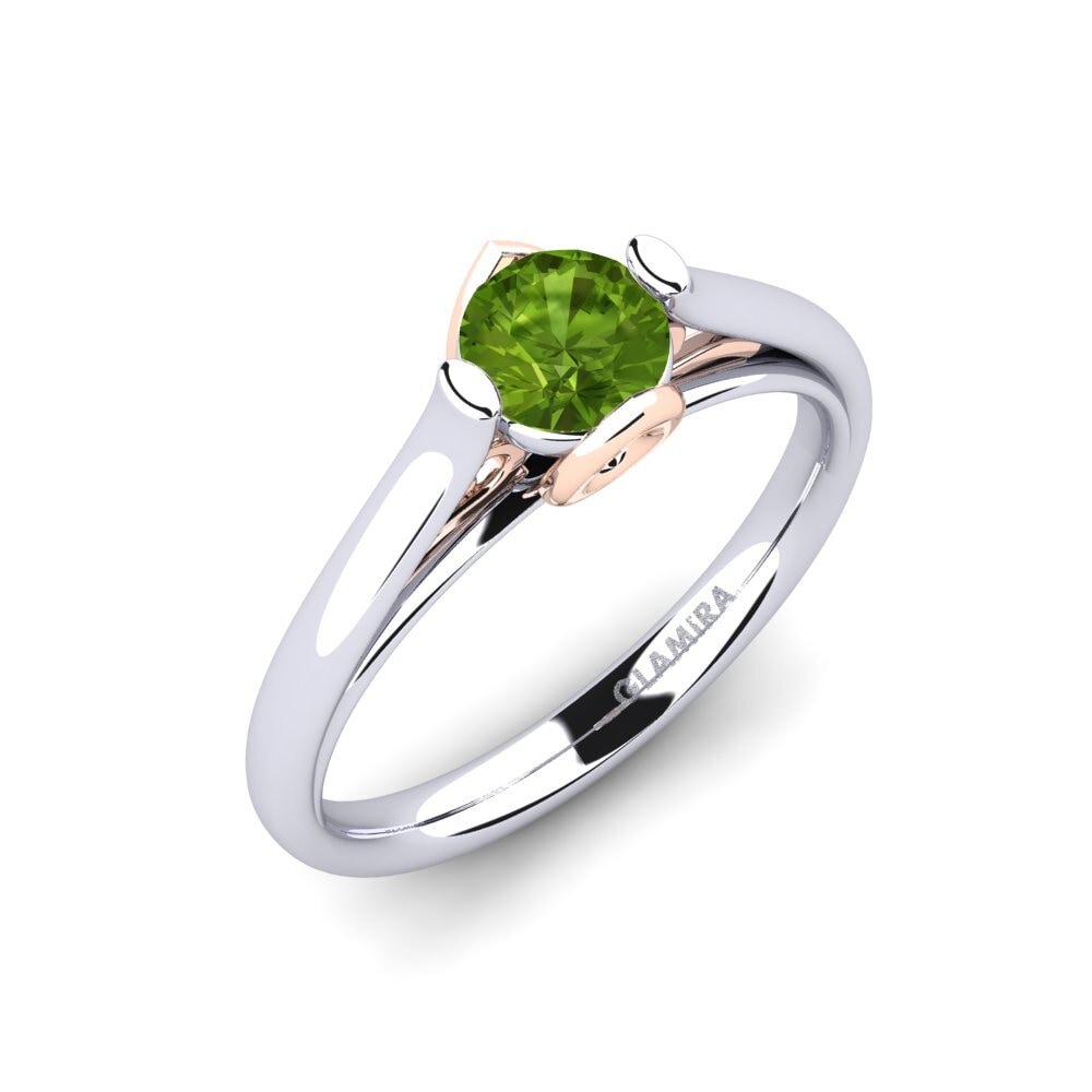 Peridot Engagement Ring Antesha