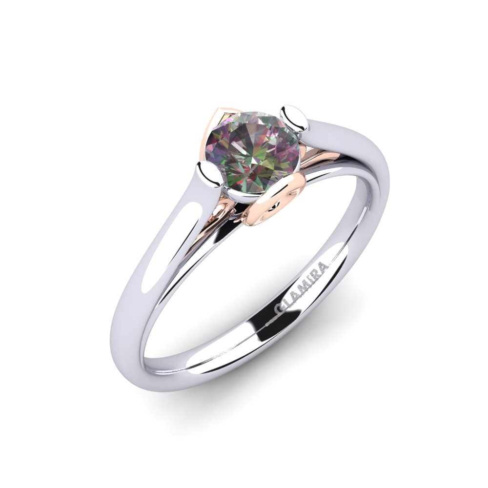 Mystic Topaz Engagement Ring Antesha