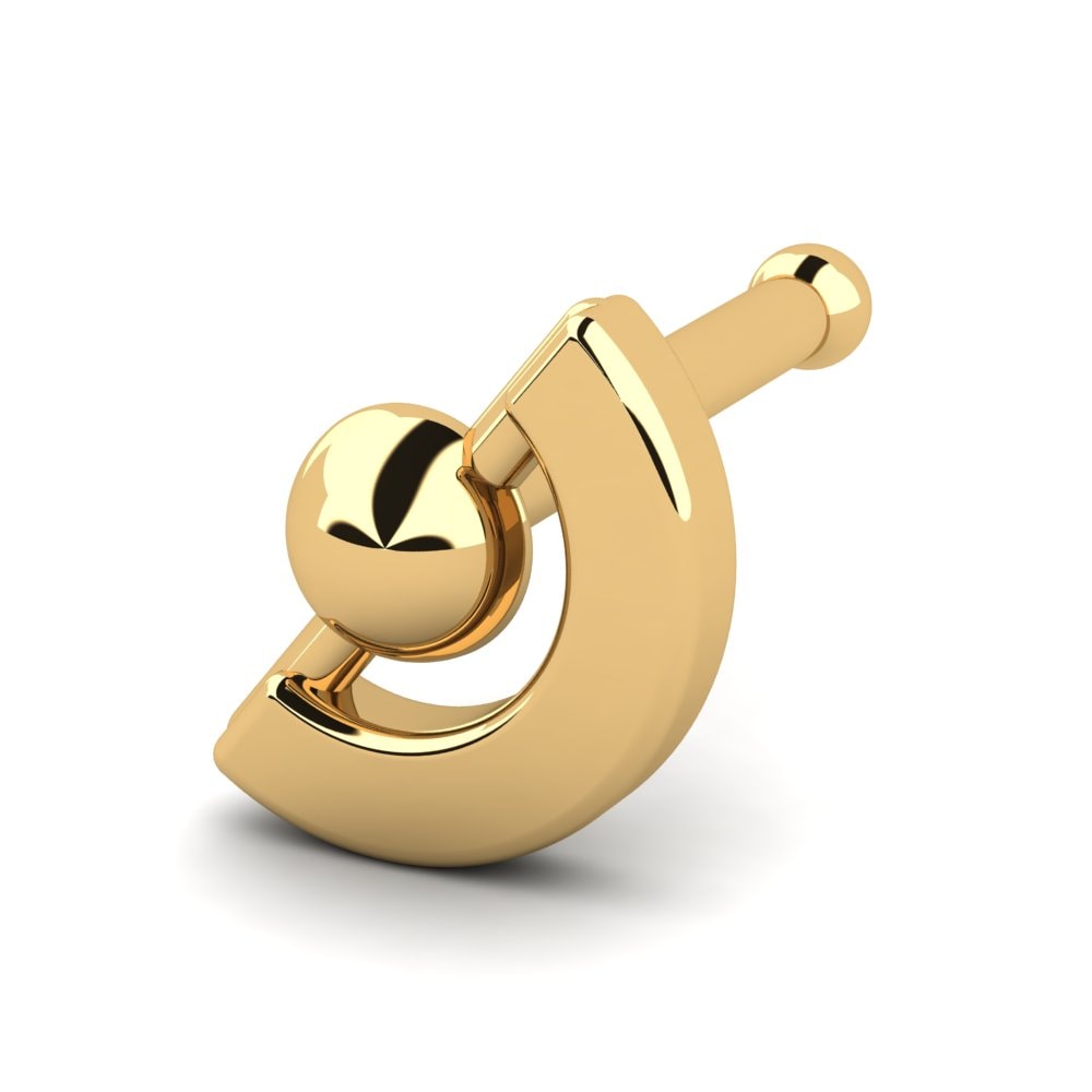 14k 黃色K金 Nose Pin Antonette