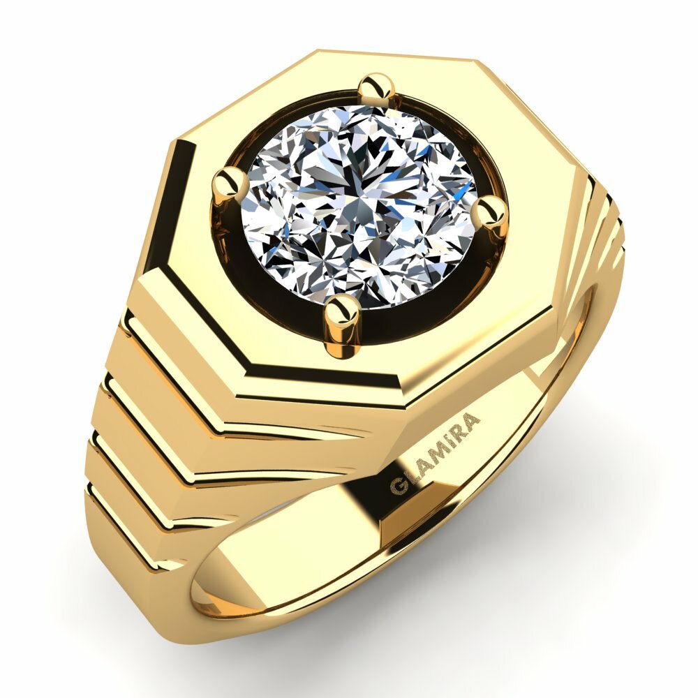 Swarovski Crystal Men's Ring Antonie