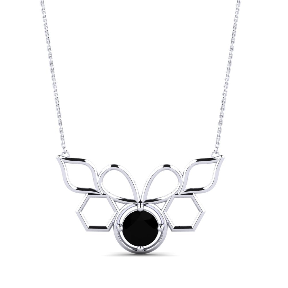 Ónix Negro Collar de Mujer Antonileu